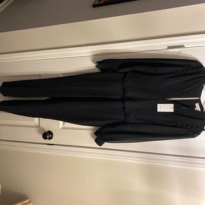Black long sleeve Reiss jumpsuit